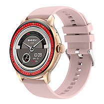 UWatch Розумний смарт годинник Smart Holiday Gold Rubber, 2 ремешка, фото 2