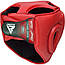Боксерський шолом RDX T1 Grill Full Red M, фото 5