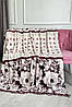Плед білого кольору з принтом розмір 200*230 187672P, фото 2