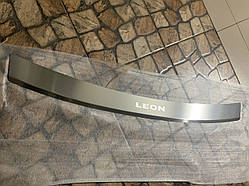 Накладка на бампер із загином для Seat LEON III / LEON ST (2012-2020) (NataNiko)