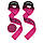 Лямки для тяги RDX S4 Gym Cotton Gel Straps Pink Plus, фото 5