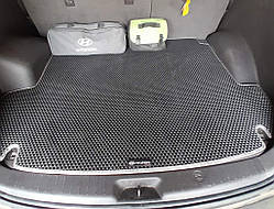 Килимок багажника (EVA, чорний) (5 місць) для Hyundai Santa Fe 2 2006-2012 рр