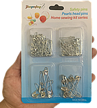 Набір англійських шпильок 100 шт 4 розміри, фото 3
