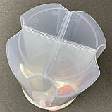 Контейнер для сипких 2,5 л із 4 відділеннями та мірною шкалою 12,3 х 24,5 х 13,8 см, фото 7