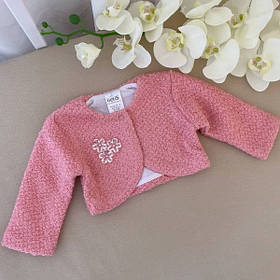 Болеро "Наталі" букле, кулір зріст 92 см (18 – 24 місяці) Betis Рожевий