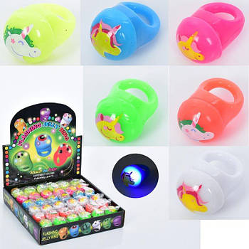 Кільце 4,5см, єдиноріг, світло LR-4 G-Rich