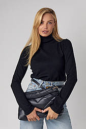 Жіночий базовий гольф — чорний колір, ONE SIZE (є розміри)
