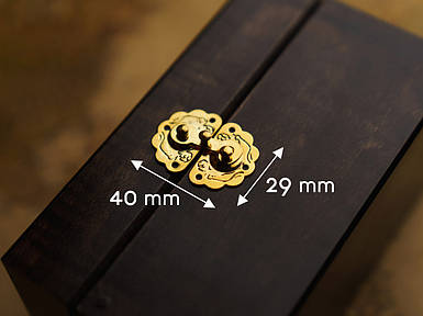 Клямка для скриньок. 29х40мм