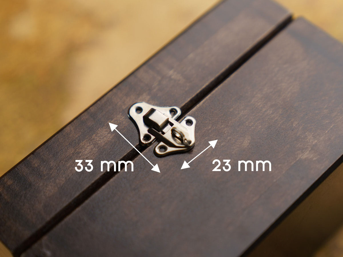 Замок. Нікель. 23х33мм