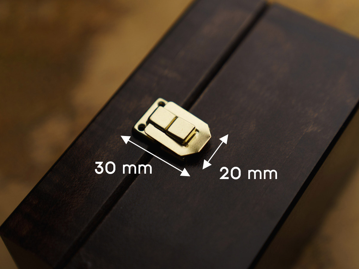 Замок. Колір "золото". 30х20мм