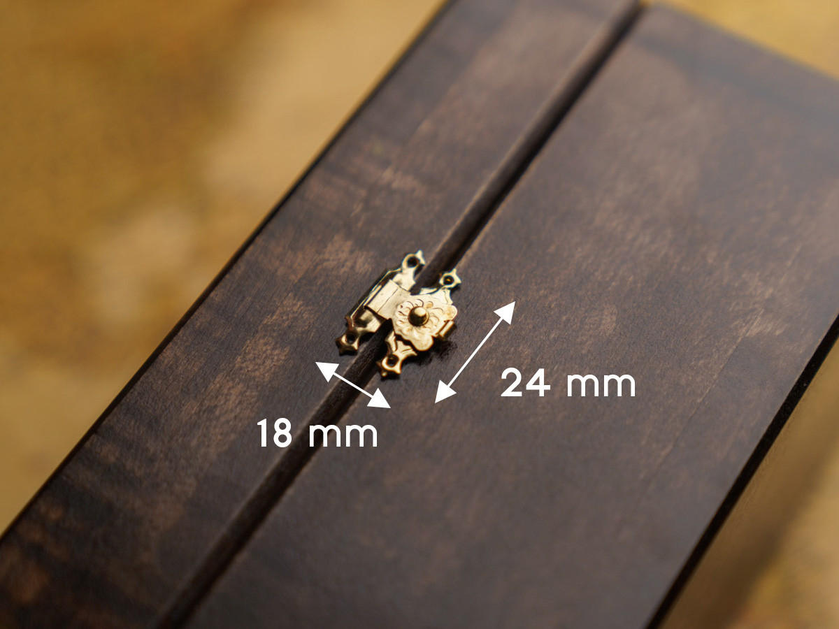 Замок для скриньок. 24х18мм