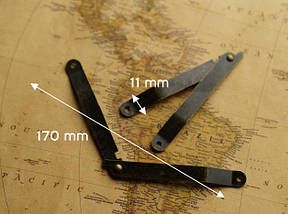 Петля спрямовуюча з обмежувачем. 170х11мм, фото 3