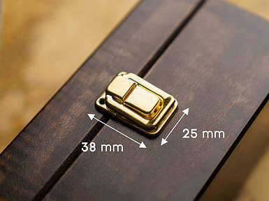 Замок. Колір "золото". 38х25мм