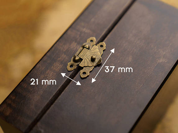 Замок. Колір  "антик". 37х21мм, фото 1