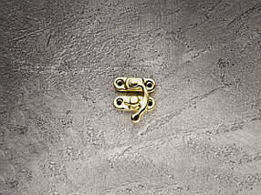 Замок для нардів. Колір "золото". 23х26мм, фото 3