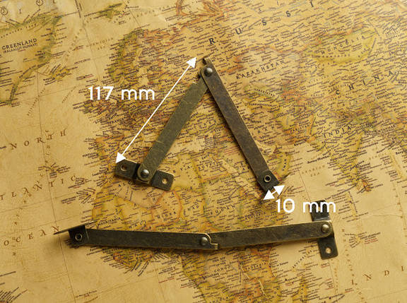 Петелька для шаф. 117х10мм, фото 1