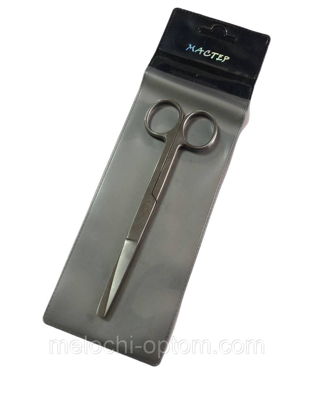 Ножиці медичні МАЙСТЕР тупокінцеві прямі 14.5 см