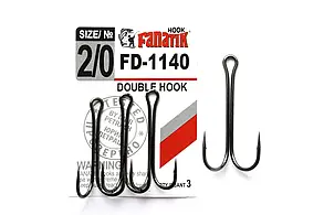 FD-1140 №2/0 Подвійний гачок Fanatik