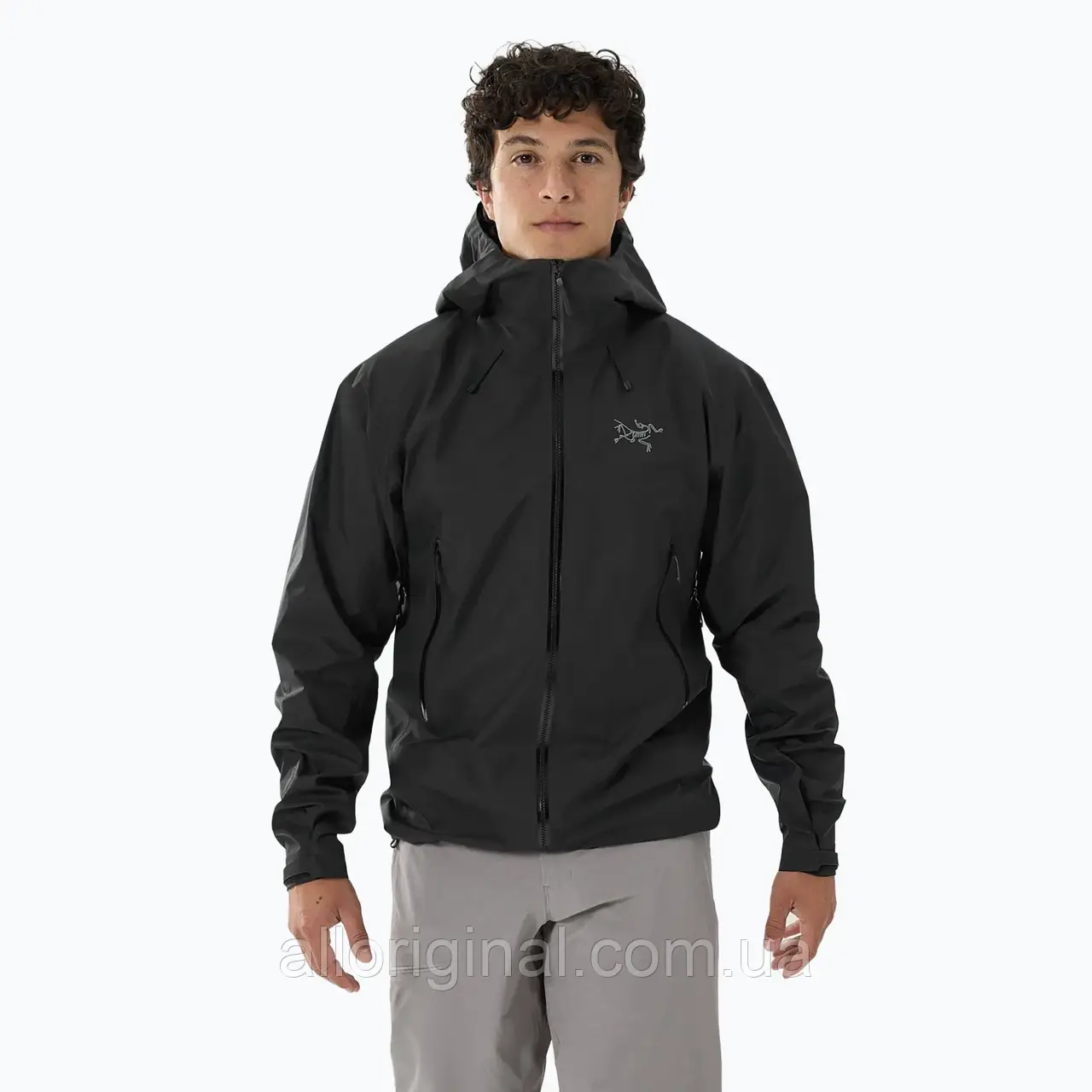 AllOriginal com ua Чоловіча куртка від дощу Arc'teryx Beta SL чорна РОЗМІРИ ЗАПИТУЙТЕ