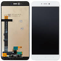 Дисплей (екран) Xiaomi Redmi Note 5A 2/16 Gb MDG6 з тачскрином Розпажу (білий Оригінал)