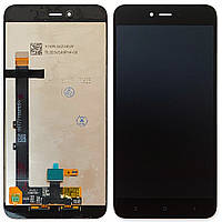 Дисплей (екран) Xiaomi Redmi Note 5A 2/16 Gb MDG6 з тачскрином Розпажу (чорний Оригінал)