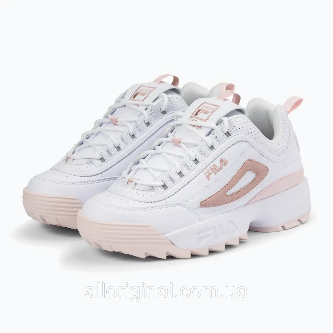 AllOriginal com ua Кросівки жіночі FILA Disruptor Cb white/mauve chalk РОЗМІРИ ЗАПИТУЙТЕ