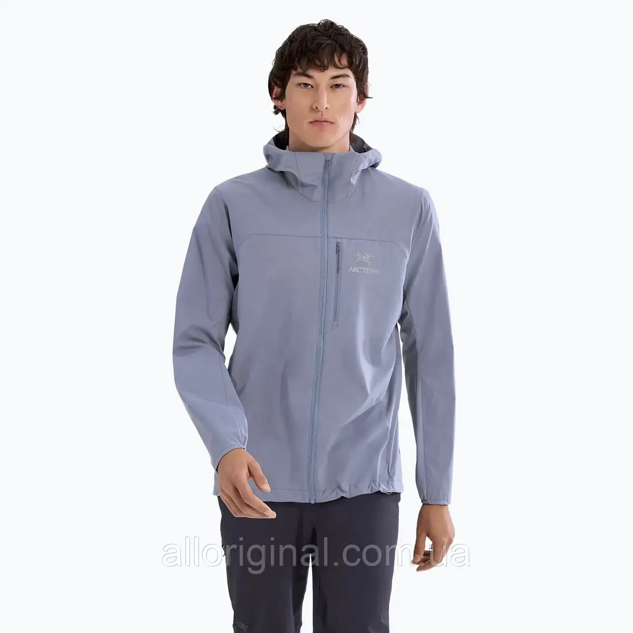 AllOriginal com ua Чоловіча вітровка Arc'teryx Squamish Hoody Stratus з капюшоном РОЗМІРИ ЗАПИТУЙТЕ