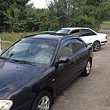 Дефлектори вікон (Вітровики) Kia Spectra/Shuma/Sephia 2000-2007, фото 4