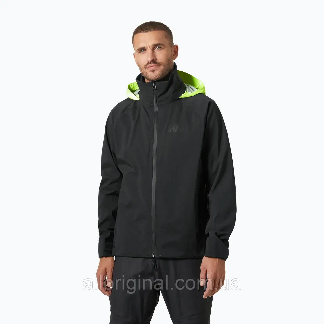 AllOriginal com ua Чоловіча вітрильна куртка Helly Hansen HP Foil Shell 2.0 чорне дерево РОЗМІРИ ЗАПИТУЙТЕ