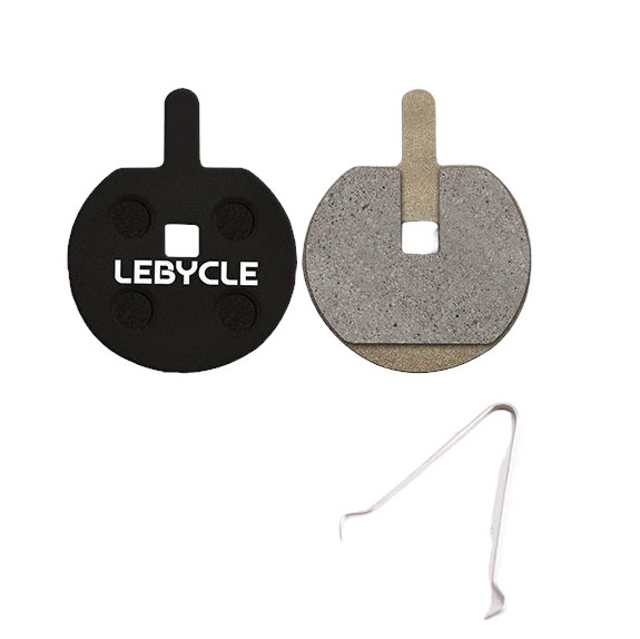 Колодки гальмівні велосипедні дискові Lebycle LE-20P 28,5мм*22,3мм (пара), фото 1