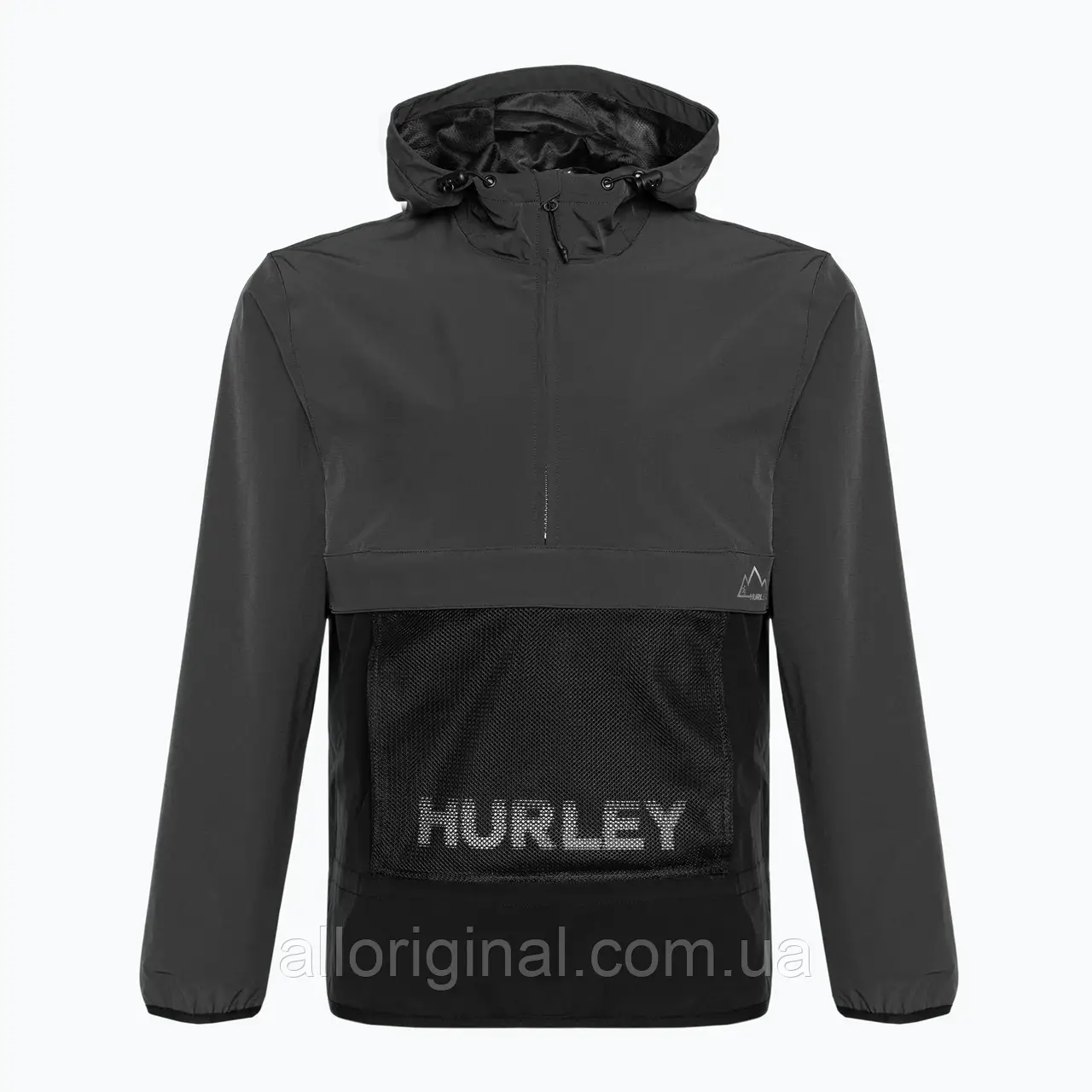 AllOriginal com ua Чоловіча куртка Hurley Phantom + пакувальний анорак темно-кам'яно-сірого кольору РОЗМІРИ