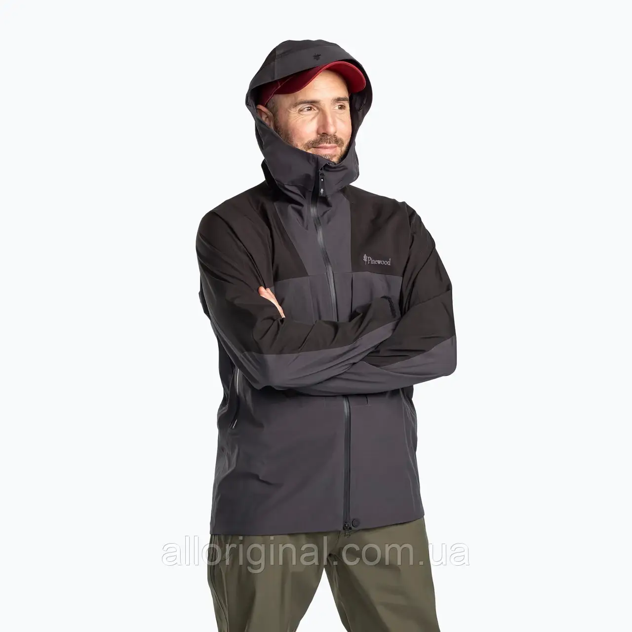 AllOriginal com ua Чоловіча дощовик Pinewood Abisko Trekking 3L д.антрацит/чорний РОЗМІРИ ЗАПИТУЙТЕ