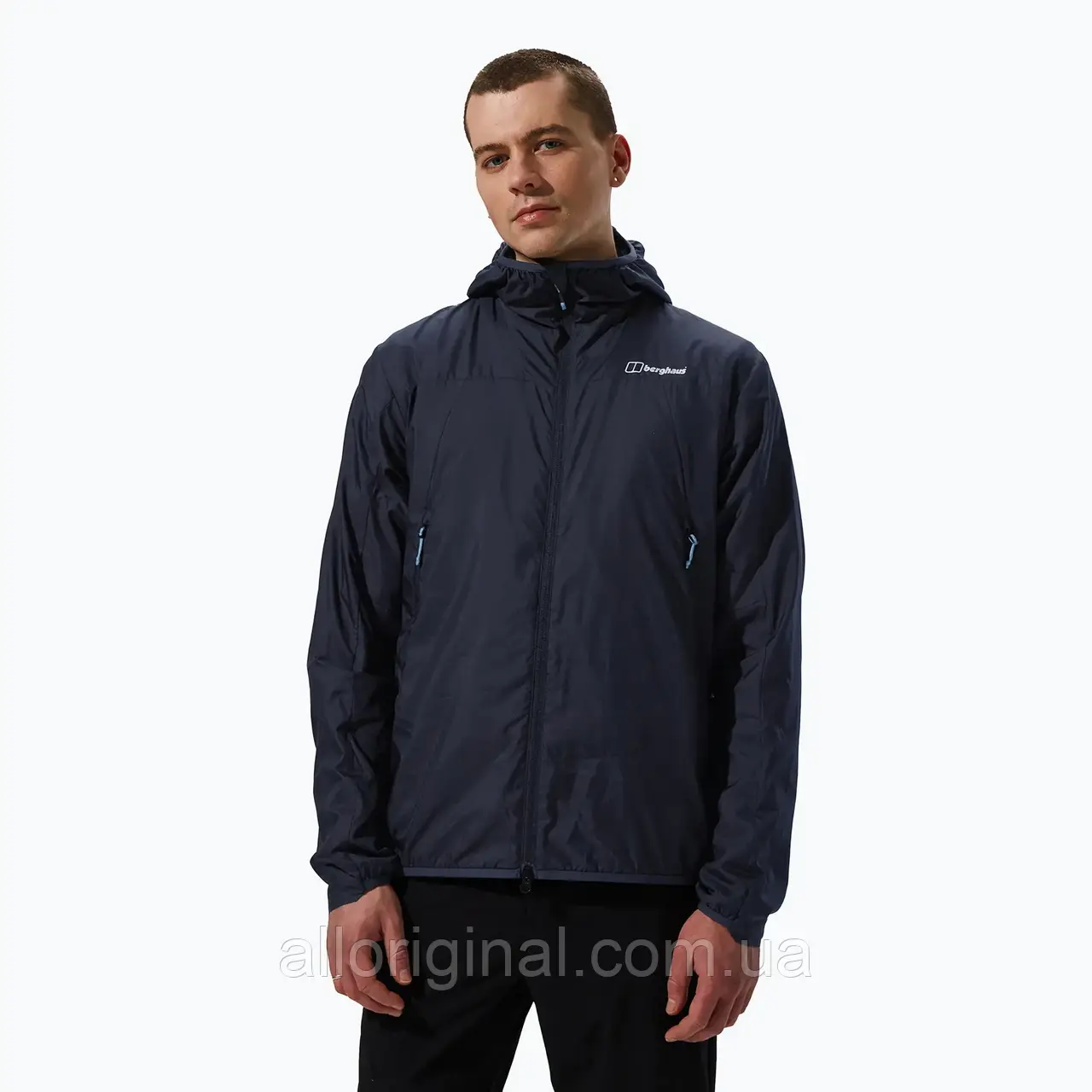 AllOriginal com ua Чоловіча вітровка Berghaus Alpha Resist-Air hale темно-синя куртка РОЗМІРИ ЗАПИТУЙТЕ