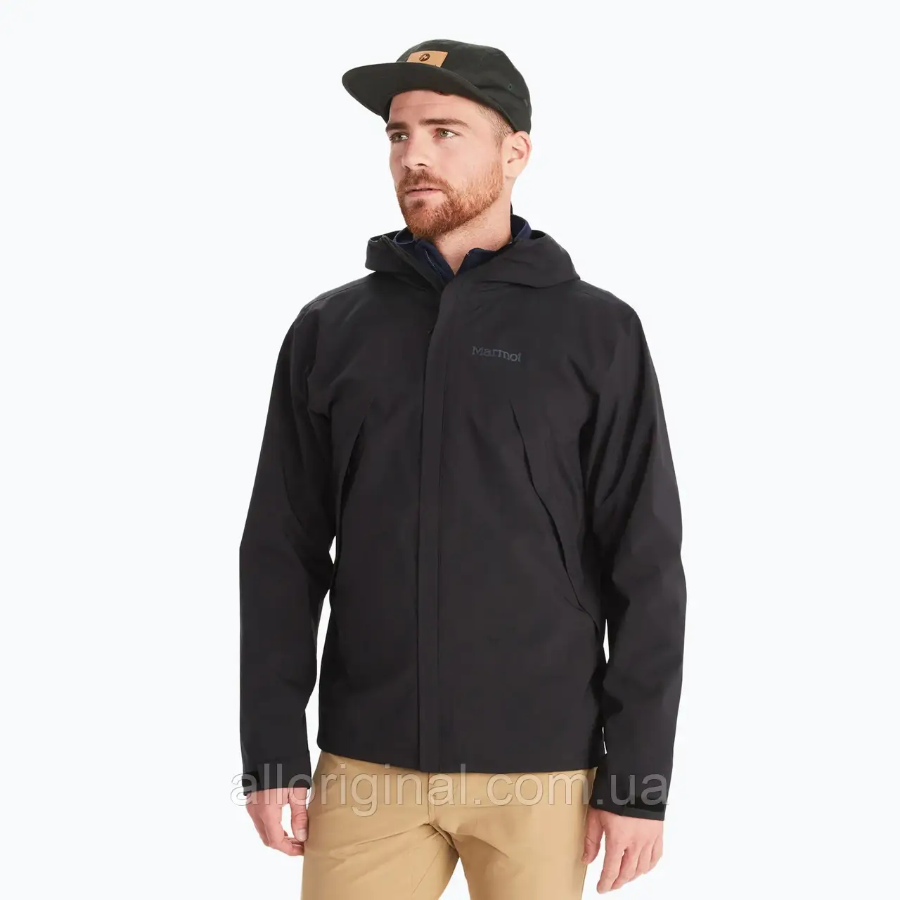 AllOriginal com ua Чоловіча дощовик Marmot PreCip Eco Pro чорний РОЗМІРИ ЗАПИТУЙТЕ