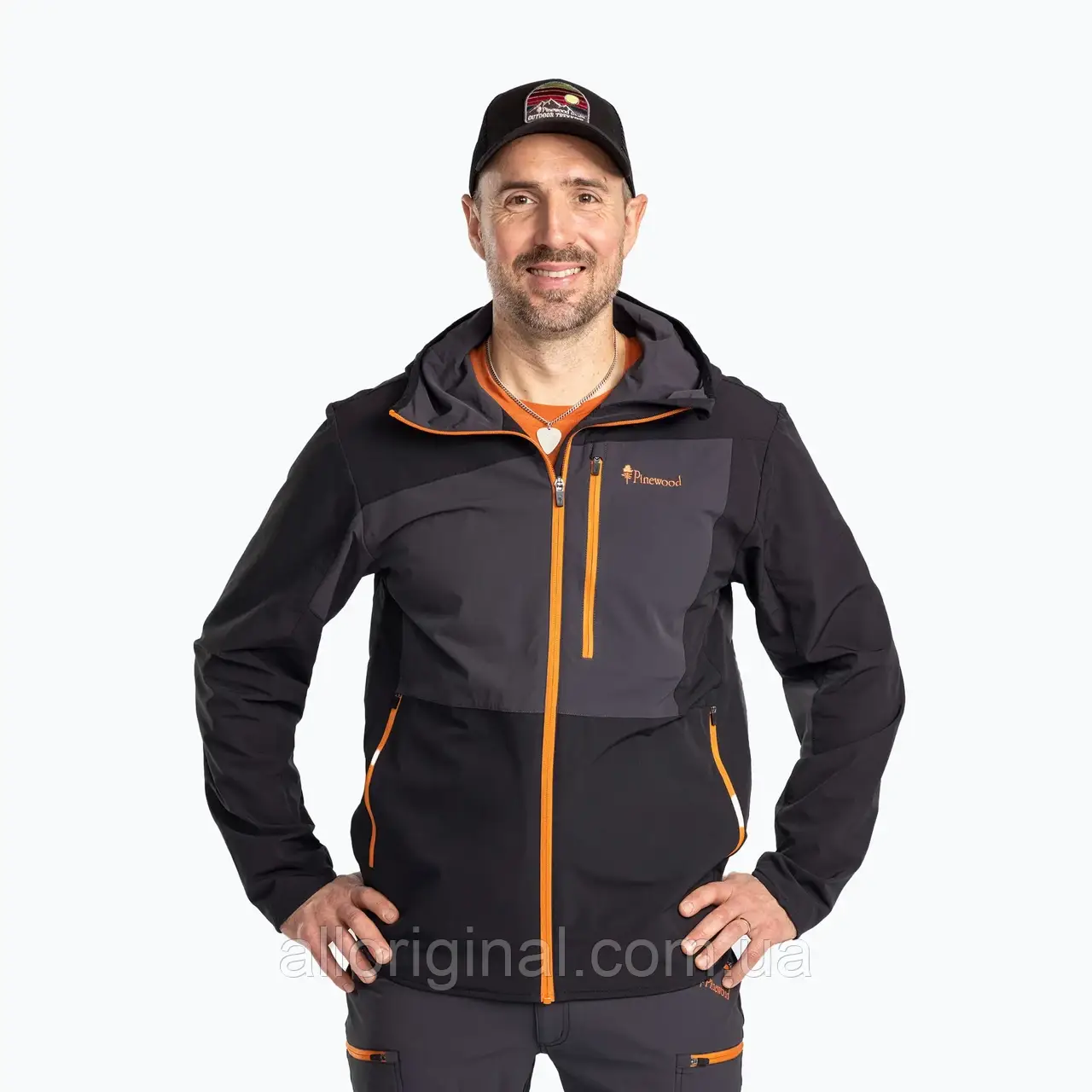 AllOriginal com ua Чоловіча куртка з сосни Abisko Light Stretch д.антрацит/чорний РОЗМІРИ ЗАПИТУЙТЕ