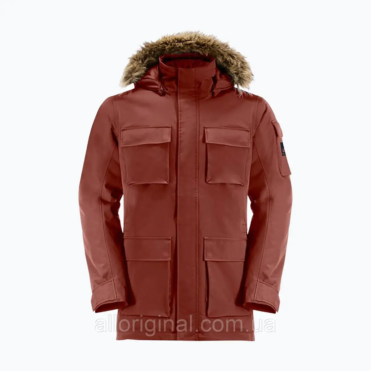 AllOriginal com ua Чоловічий пуховик Jack Wolfskin Glacier Canyon Parka інтенсивно іржавий РОЗМІРИ ЗАПИТУЙТЕ