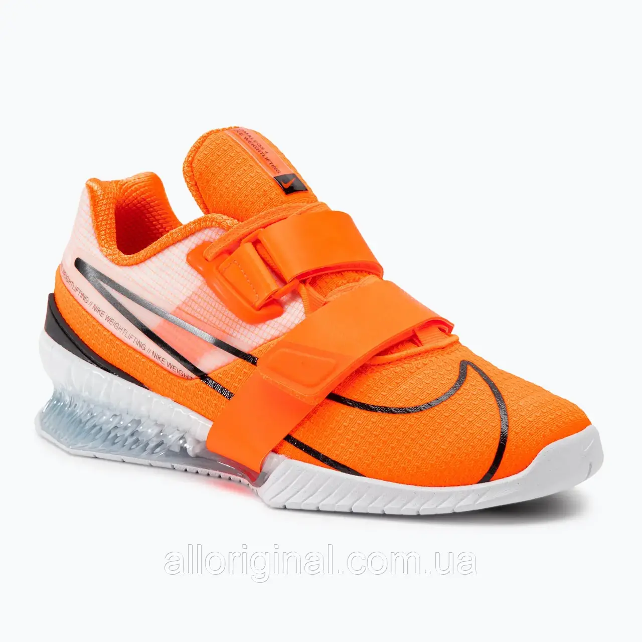 AllOriginal com ua Кросівки для важкої атлетики Nike Romaleos 4 orange/black/white РОЗМІРИ ЗАПИТУЙТЕ