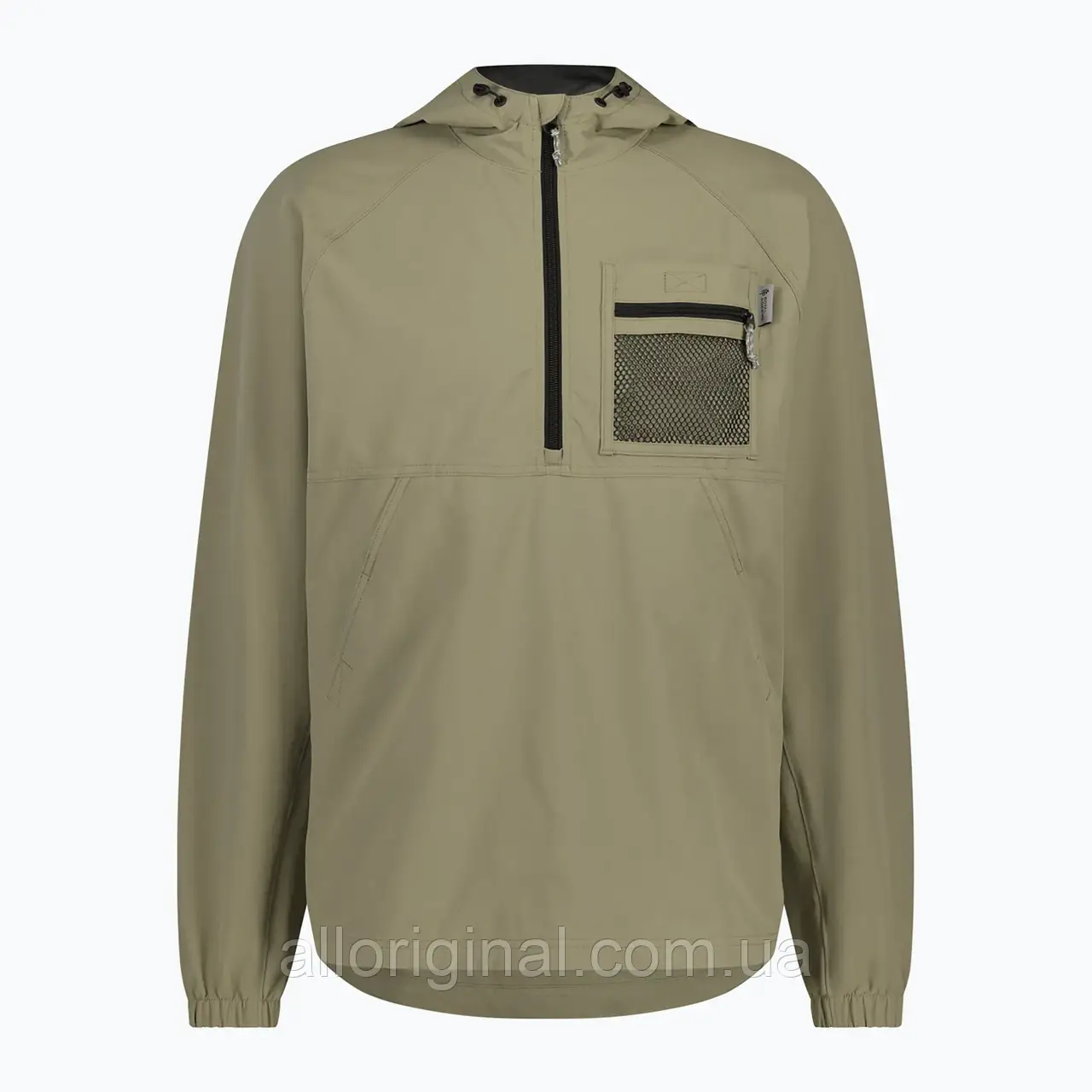 AllOriginal com ua Чоловіча куртка від дощу Merced Anorak прихована зелена РОЗМІРИ ЗАПИТУЙТЕ