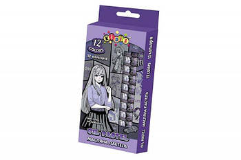 Пастель масляна 12 кольорів, KIDIS Anime 9158