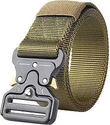 Посилений Ремінь з Швидкознімною Пряжкою Cobra Belt 140х4см Cobra Belt Оливковий Для Активного Відпочинку