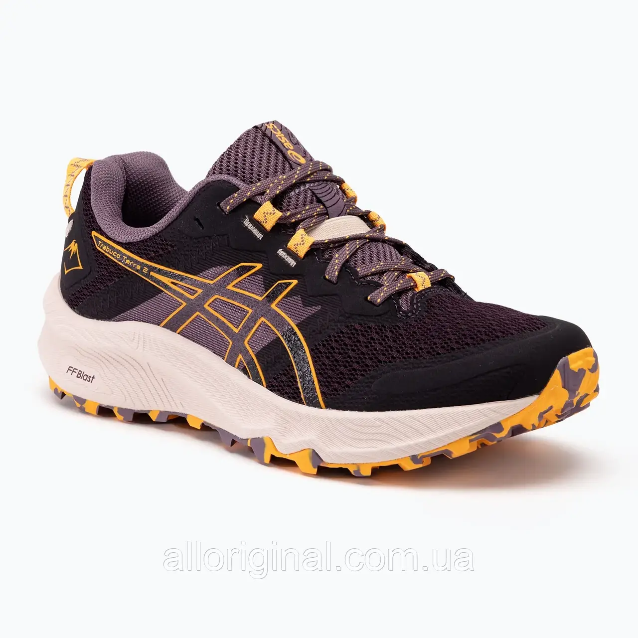 AllOriginal com ua Кросівки для бігу жіночі ASICS Trabuco Terra 2 dark aubergine/stadium orange РОЗМІРИ