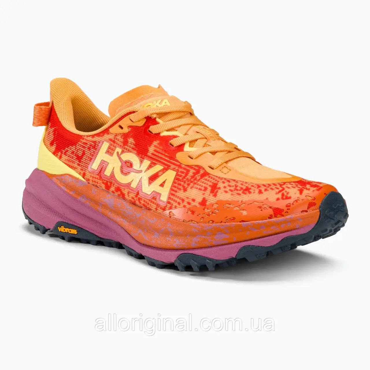AllOriginal com ua Кросівкі для бігу жіночі HOKA Speedgoat 6 sherbet/beet root РОЗМІРИ ЗАПИТУЙТЕ