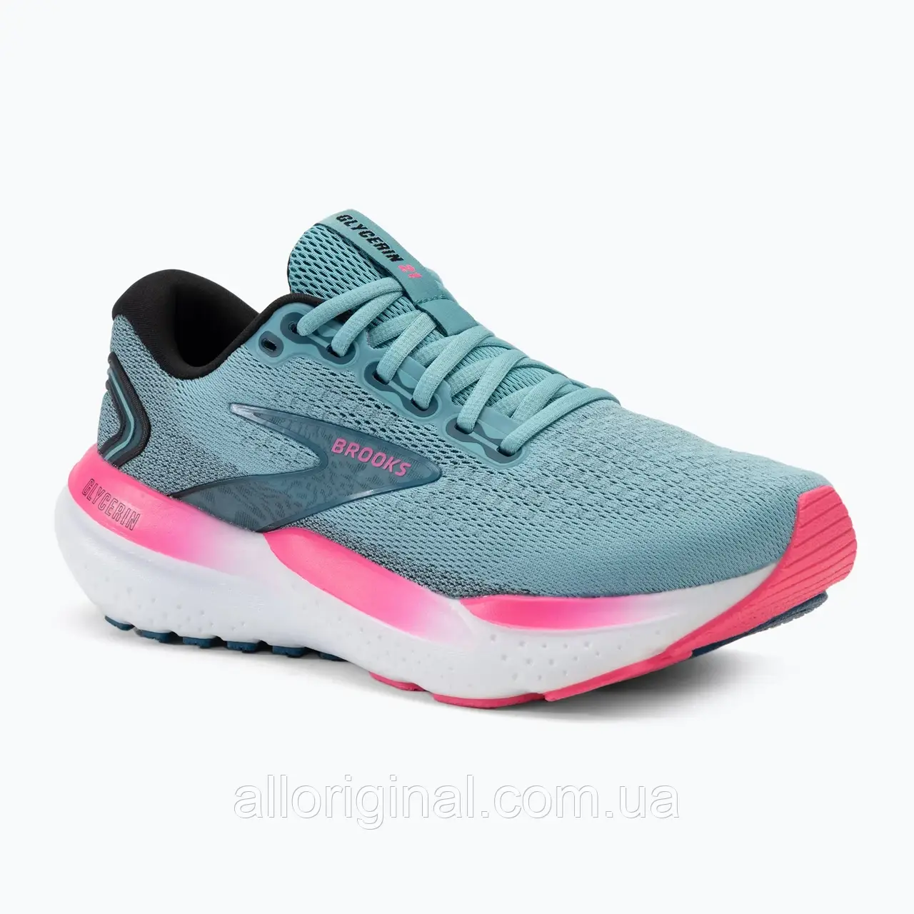 AllOriginal com ua Кросівки для бігу жіночі Brooks Glycerin 21 moroccan blue/aqua/pink РОЗМІРИ ЗАПИТУЙТЕ