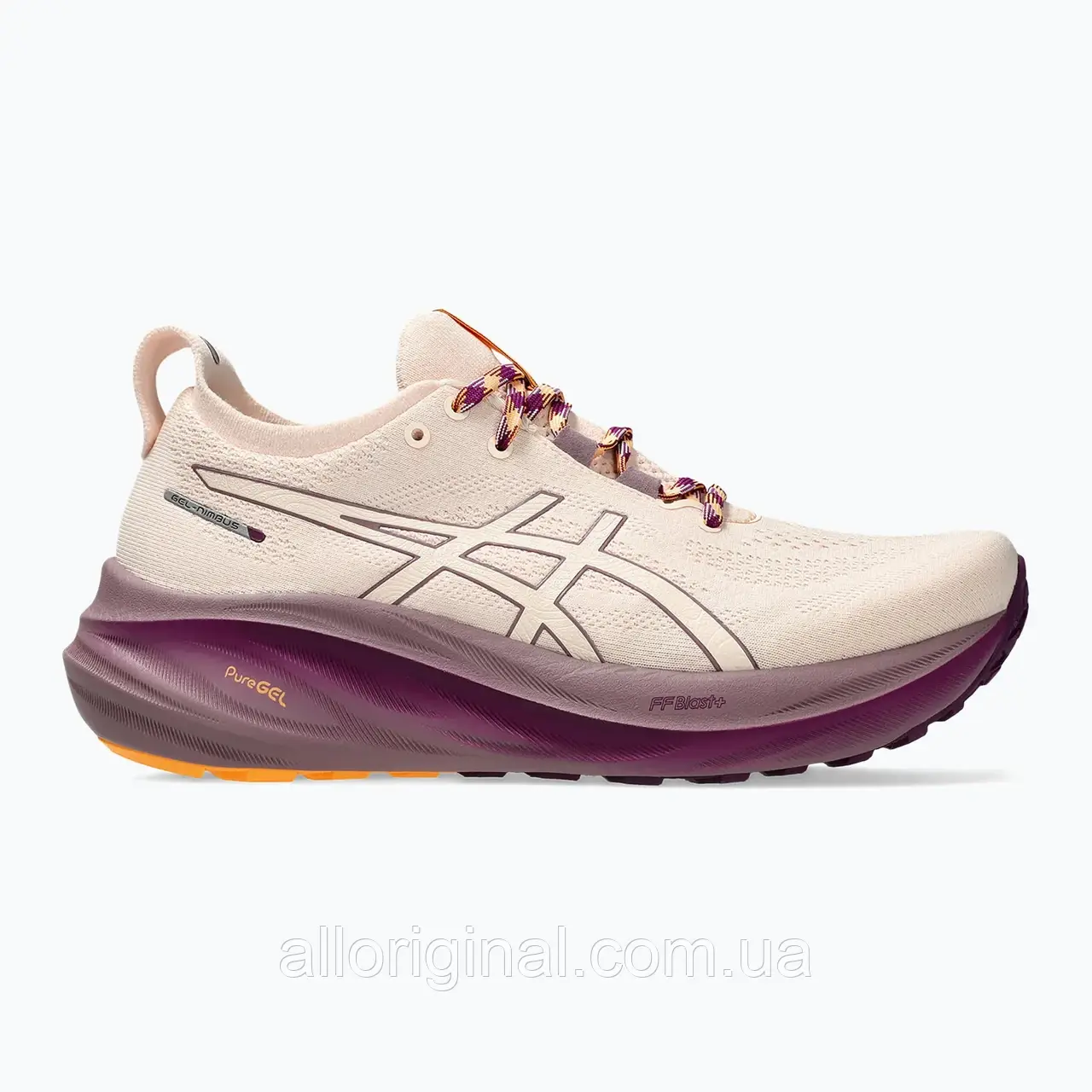 AllOriginal com ua Кросівки для бігу жіночі ASICS Gel-Nimbus 26 TR nature bathing/pearl pink РОЗМІРИ ЗАПИТУЙТЕ