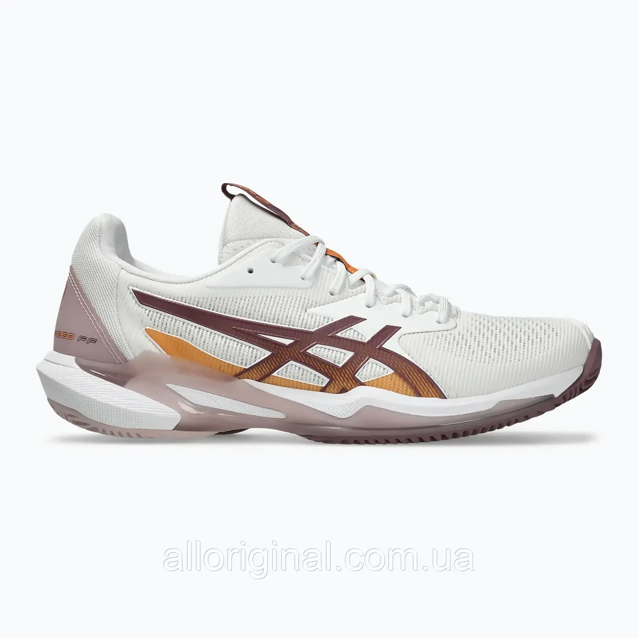 AllOriginal com ua Кросівки для тенісу жіночі ASICS Solution Speed FF 3 Clay white/dusty mauve РОЗМІРИ