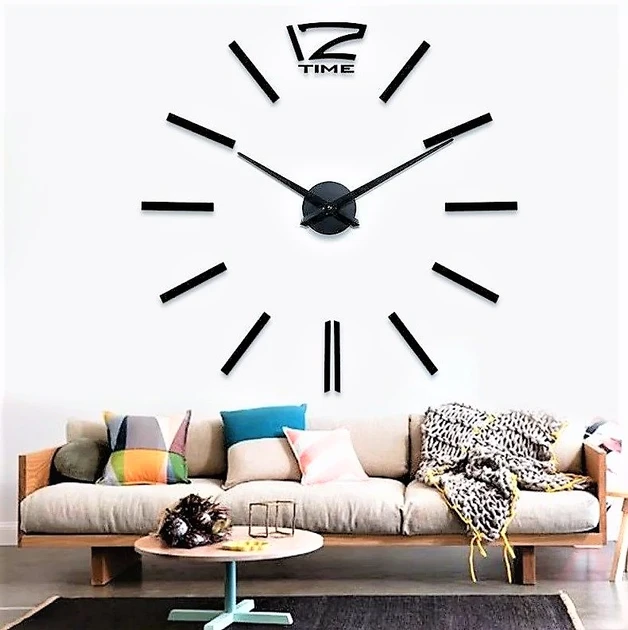 Настінний маленький 3D-годинник DIY clock (50)