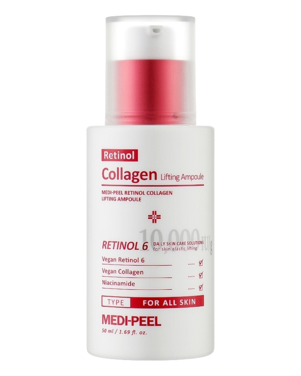 Ліфтинг-сироватка для обличчя з ретинолом та колагеном Medi-Peel Retinol Collagen Lifting Ampoule 50 ml