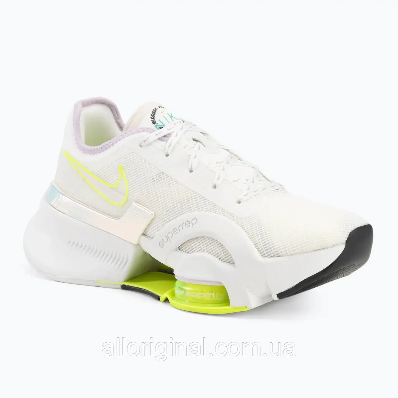 AllOriginal com ua Кросівки жіночі Nike Air Zoom SuperRep 3 Premium summit white/doll phantom/volt РОЗМІРИ