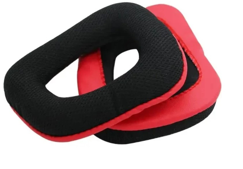 Амбушури для навушників Logitech G35 Logitech G432 Logitech G332 SE Logitech G635 G930 G430 G331 Чорні, фото 1