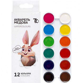 Акварель 12 кольорів ГАММА*UA 7C11202 640679 G-Rich